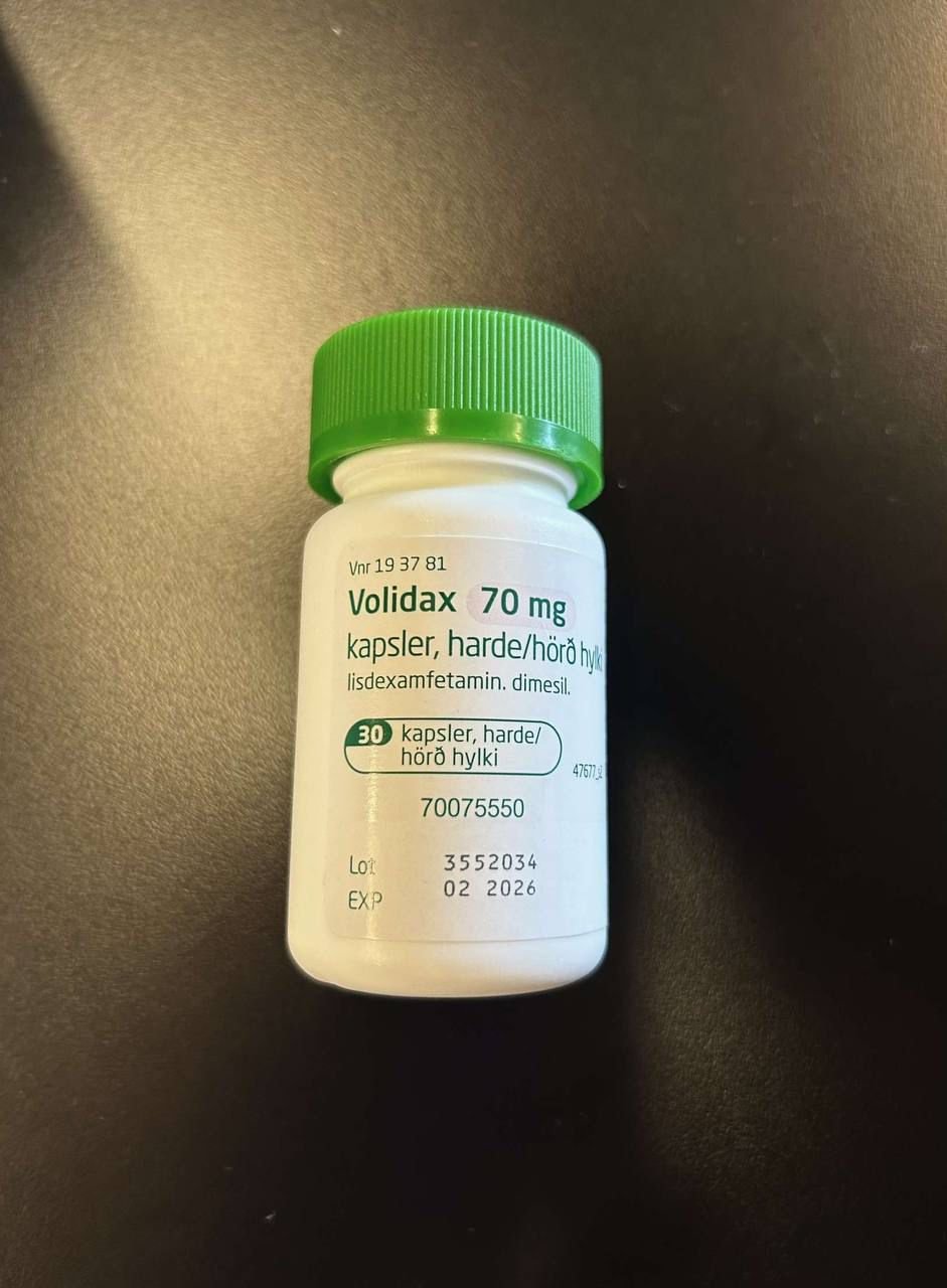 kjøp 70 mg Volidax for ADHD i Norge